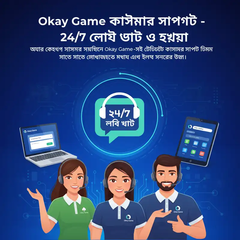 Okay Game কাস্টমার সাপোর্ট সেন্টার